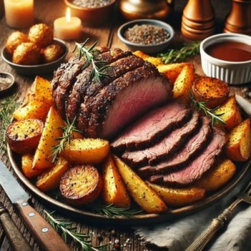 Receita-de-Carne-Assada-com-Ervas-e-Batatas